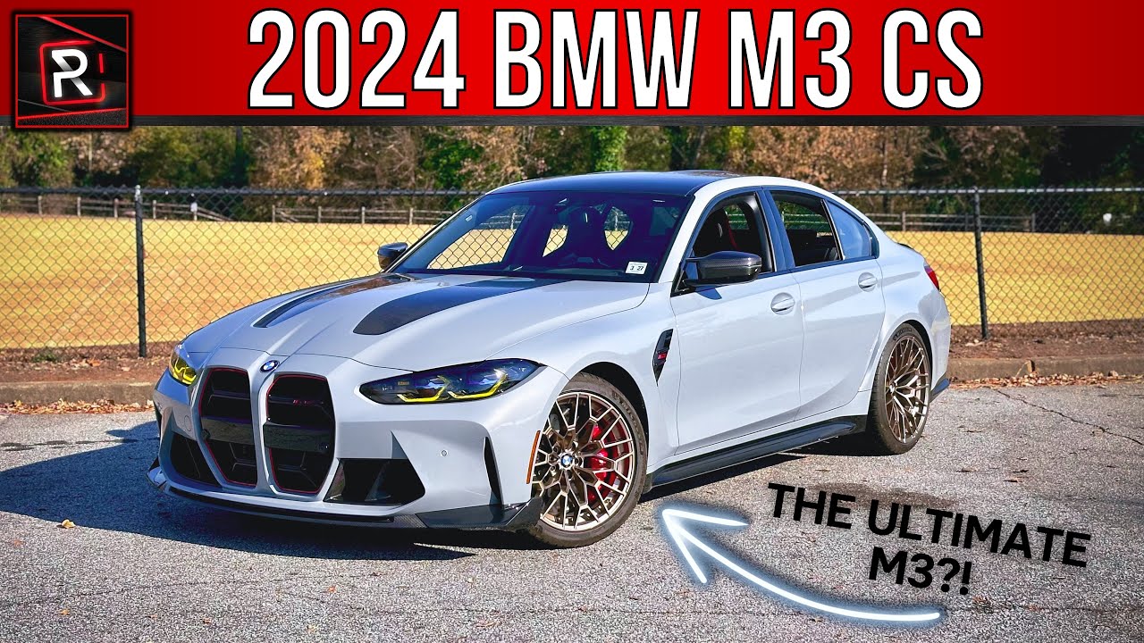 The 2024 BMW M3 CS Is The Ultimate Track Weapon Disguised As A Sport Sedan