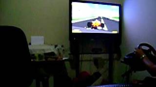 Virtua Racing Arcade..Play With Logitech MOMO Racing!
