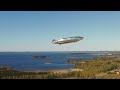 Kelluu Airship In Flight - Finnish Autonomous Autopilot Airships For Data Collection