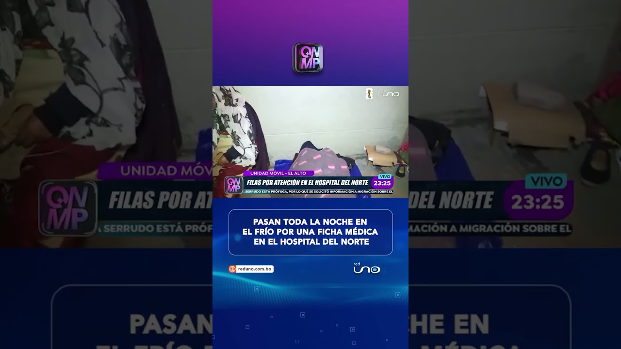 Pasan toda la noche en el frío por una ficha médica en el Hospital del Norte