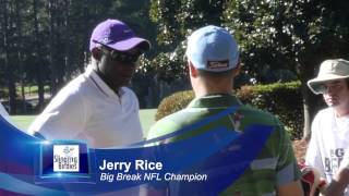 Talking to Jerry Rice at the Big Break Invitational