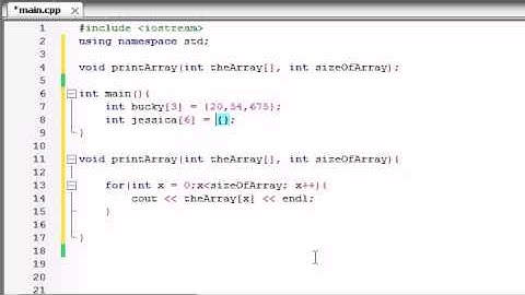 Buckys C++ Programming Tutorials   35   Passing Arrays to Functions   YouTube .