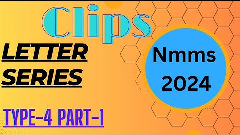 #Clips#Series completion test type-4 part-1#Letter series@ Mathematics Professional