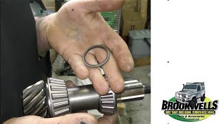 Land Rover Diff Overhaul - Pinion Bearing Preload Shims,  Crown Wheel Mounting and Bearing fitting
