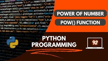 python program to find power of a number using pow() function