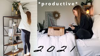 Productivity In 2021 | Goal Setting, Routines, + Getting My Life Together!