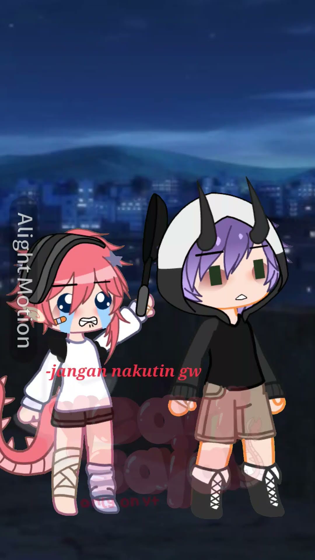 Axel:just kidding🤫//ib: trend #bismillah #gacha #gachaclub #fypシ