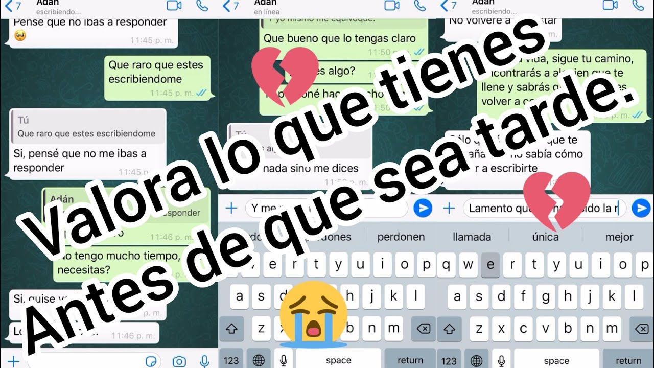 Valora lo que tienes antes de que sea tarde.