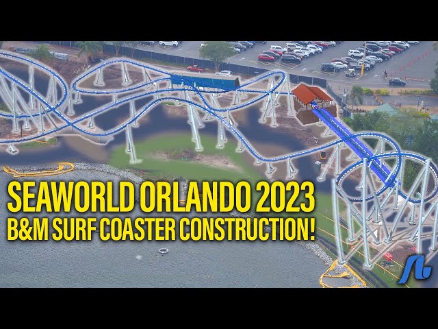 New surf coaster #seaworld #seaworldorlando #rides @SeaWorld Orlando #, roller  coaster