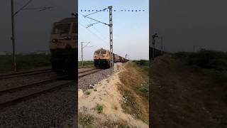 Aggressive EMD Twins at Speed with Freight || Indian Railways ❤️?|| viral shorts train