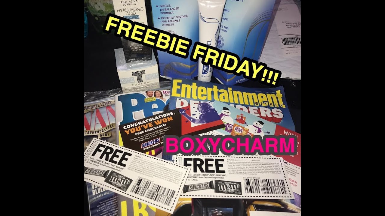 Freebie Friday: Skin Care Review Items & BOXYCHARM UnBoxing!