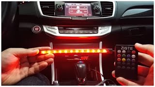 Plug and Play Multi Color footwell LED light Kit with Remote (Ziste)