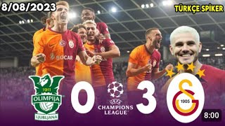 Olimpija Ljubljana 0-3 Galatasaray maç özeti