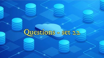 Question Set 22 | Database Management System | Java Institute