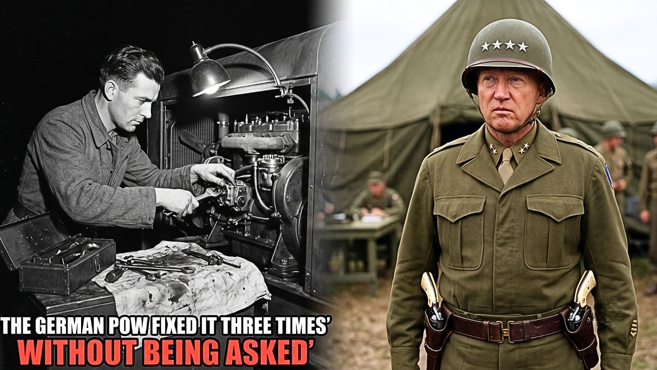 "The German POW Fixed the Camp's Generator Three Times Without Being Asked—Patton Asked Him Why"