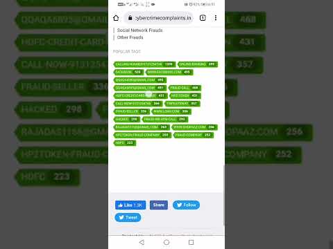 Cyber Crime Complaints