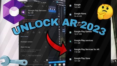 Google play services for ar là gì