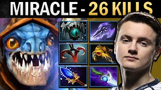 Slark Dota Gameplay Miracle with 26 Kills and Mage Slayer