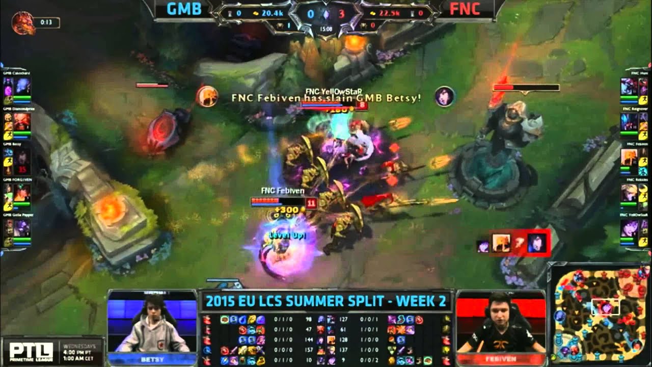 Fnatic beautiful insec play ft. Febiven ( Azir ) Yellowstar ( Morgana ) vs Gambit