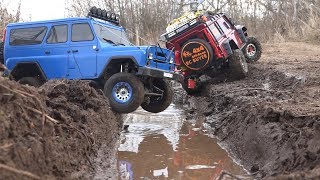 BLUAZ и неедущие FJ Cruizer и Land Rover