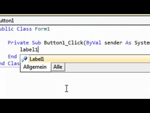 Visual Basic Tutorial 1 "Hello World"