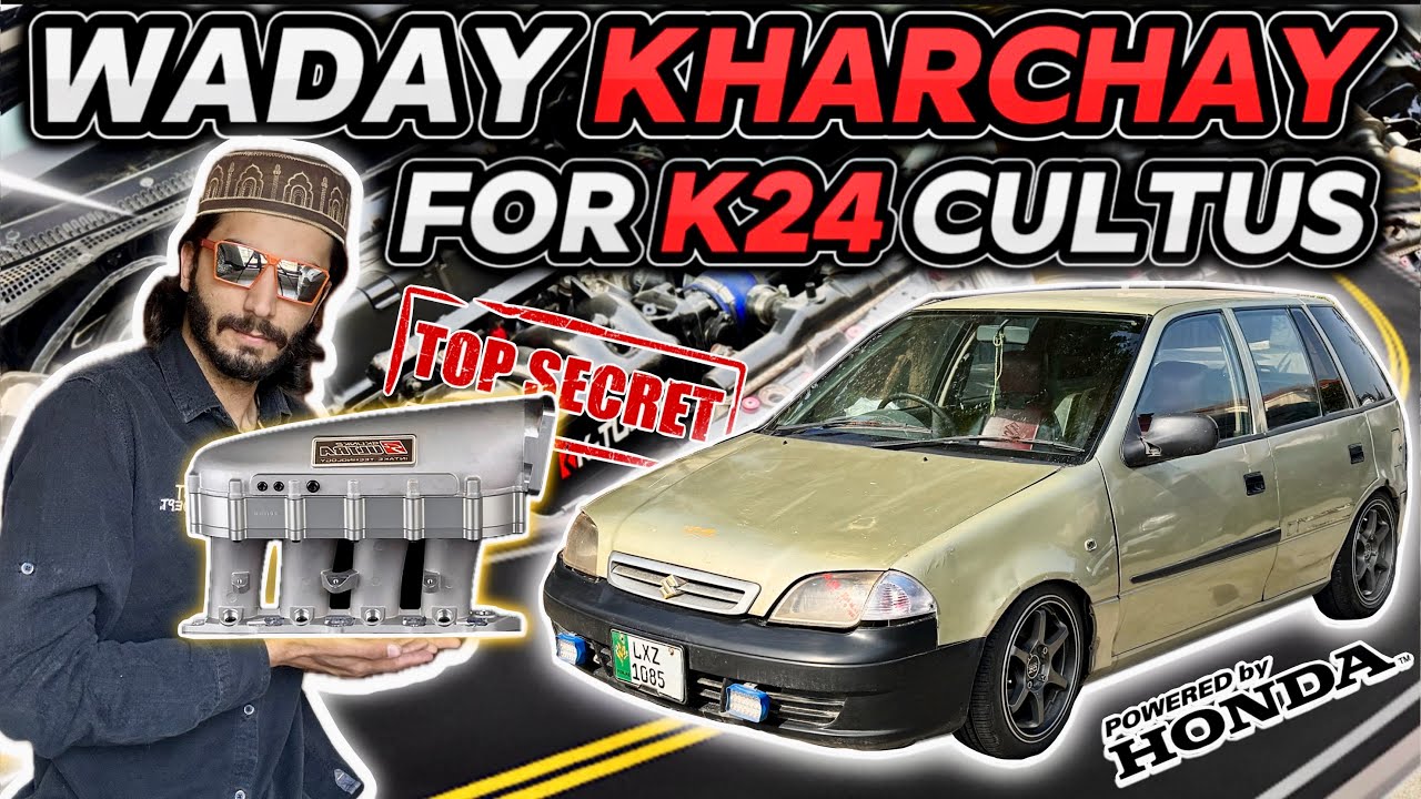 Waday Kharcha For K24 Suzuki Cultus 🔥 Skunk2 AfterMarket Parts😍 TEAM-4K