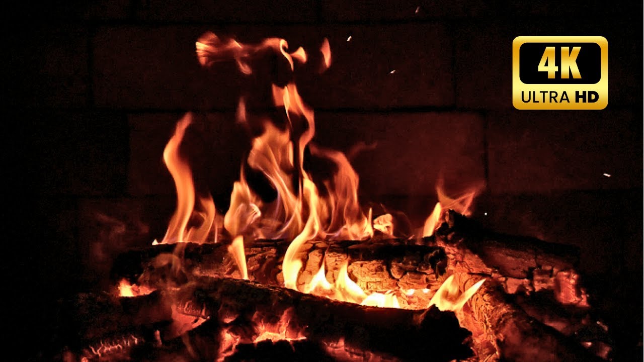 Magical Christmas Fireplace Ambience – Relaxing Crackling Fire Sounds | 4K UHD No Talking