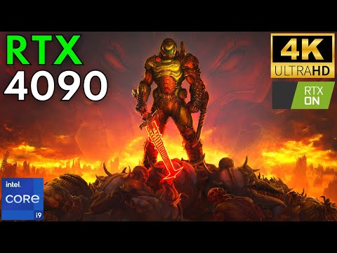 🔴 LIVE | RTX 4090 + i9 13900k | Doom Eternal | 4K Ultra Nightmare Settings Ray Tracing