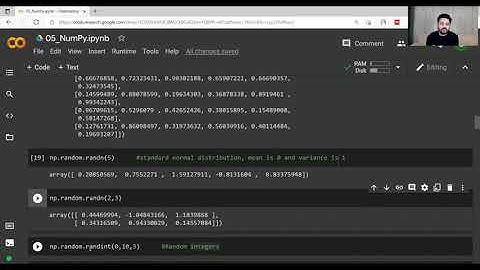 06 - Numerical Python - NumPy | Dr. Sahil Sharma | Machine Learning Practical Series