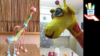 PAPIER-MACHE GIRAFFE [DIY]