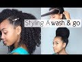 Styling A Wash & Go for the Gym, Night OUT & MORE | Cool Calm Curly