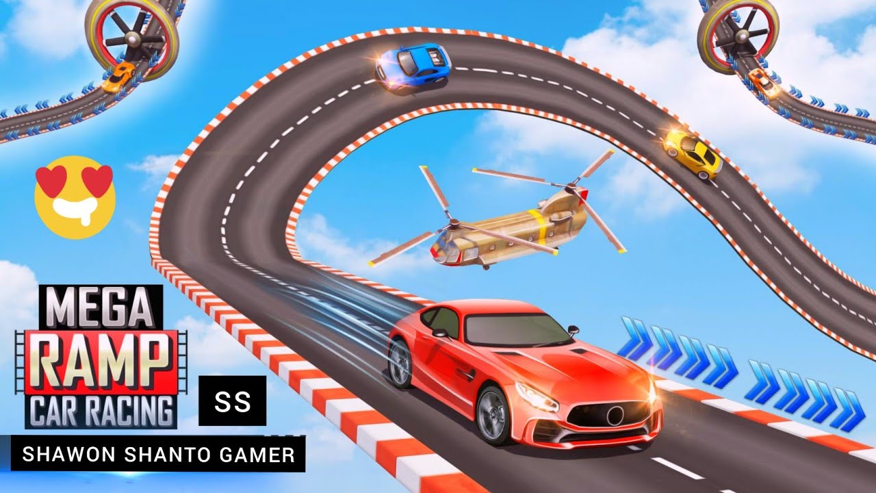 mega ramp car stunts racing impossible tracks 3d🙂 YouTube