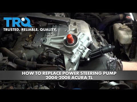 How to Replace Power Steering Pump 2004-2008 Acura TL