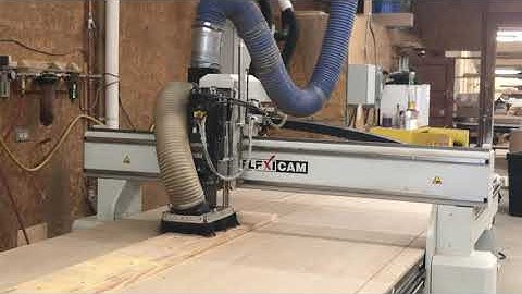 Flexicam 1550 CNC Router w/18 ft Table (3-Phase) video 2