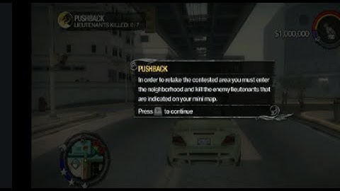 Saints Row II : Pushback Mission  This is My Last  Saints row 2 Mission I will do