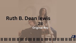 Ruth B. Dean Lewis - 28 (KARAOKE PIANO)