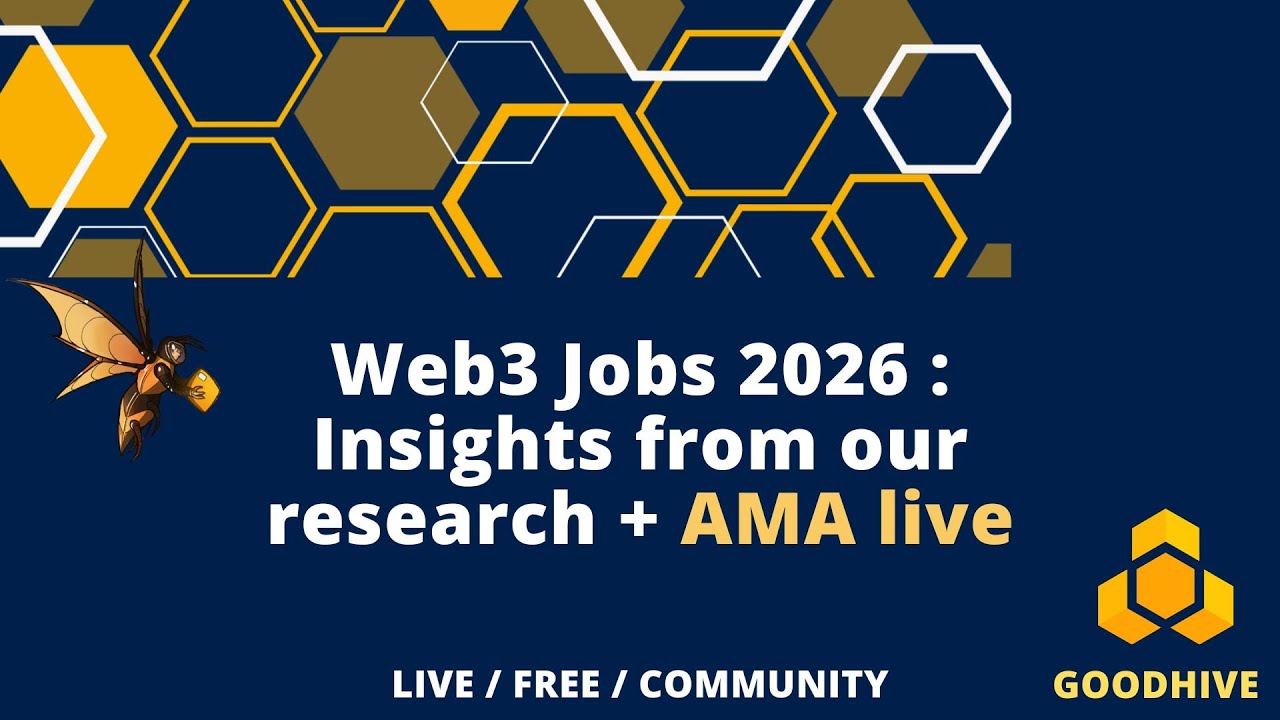 Web3 Jobs 2026 - Skills, AI & The Future of Web3 Hiring (Live AMA ...