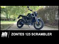 Zontes 125 scrambler essai pov automotocom