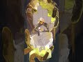 厚塗り イラストメイキング 原神 鍾離#Shorts