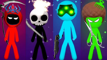Stickman Party 1 2 3 4 Player Best Minigames Gameplay ( android / ios )