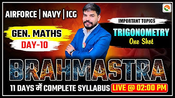 Trigonometry OneShot for Airforce, ICG | Airforce Y group Classes | Airforce