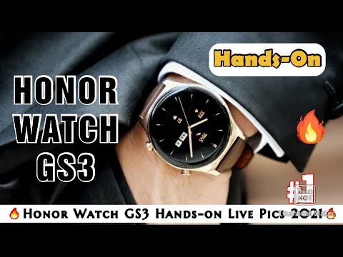 Honor Watch GS3 Live Hands-OnHonor New Watch 2021Honor GS3