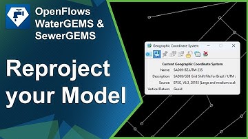 Reproject a Hydraulic Model using the MicroStation Integrated Platform