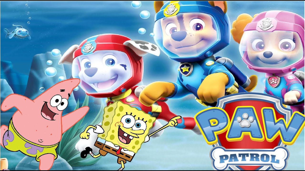 Patrulha Canina e Bob Esponja - YouTube