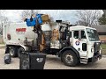 Priority Waste Kenworth T773 Labrie Automizer Side Loader Garbage Truck