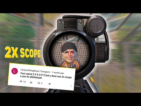 This is why I don't use a 2x Scope in pubg..exposing myself
