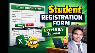 Excel VBA UserForm Tutorial | Student Registration System