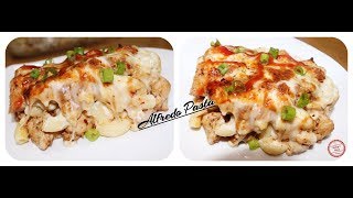 Cheesy Chicken Alfredo Pasta Bake Recipe | HomeChefarah