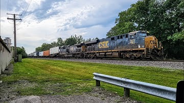 Great Doppler K5HL - CSX Intermodal I010 - ES44AH #923 & AC4400CW #5120 - Unionville OH Sept 2023