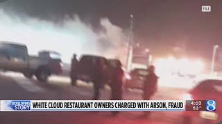 White Cloud restaurant owners charged with arson, fraud